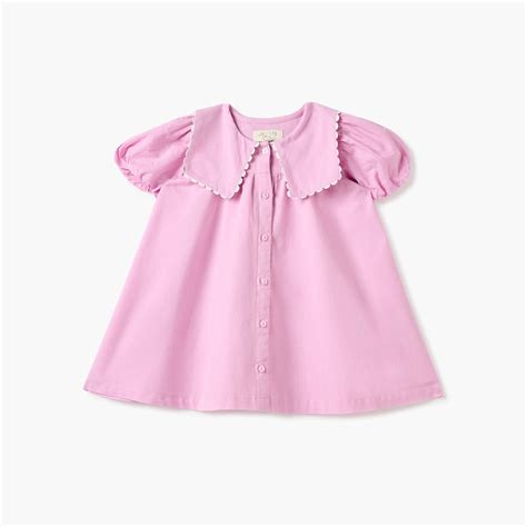 Buy Juniors Solid Sailor Collar Dress with Short Sleeves from Juniors ...