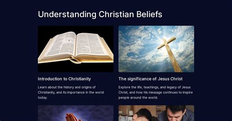 Understanding Christian Beliefs