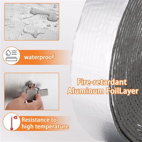 Buy Foam Insulation Tape, 2 Roll Pipe Wrap Insulation Roll Foam Freezer ...