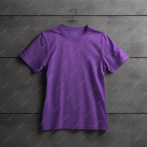 Premium AI Image | Purple Tshirt Mockup Shirt mockup set purple tee ...
