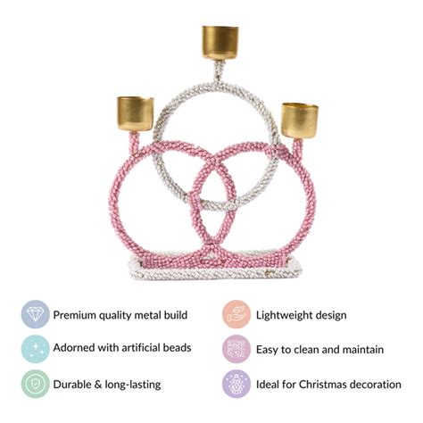 Beaded Candle Holder For Home Decor Online - Premium Candle Holder ...