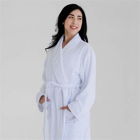 Luxury Spa Robes | Classic Terry Cloth Bathrobe | White | Luxury Spa Robes