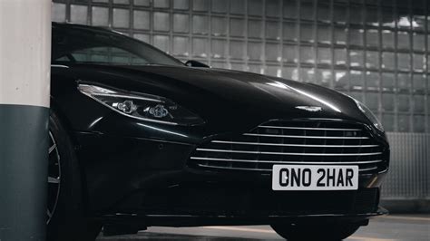 Download wallpaper 1920x1080 aston martin, car, black, parking full hd ...