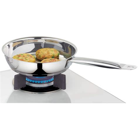 Buy Borosil Cookfresh Stainless Steel Frying Pan 2.2 L (24 cm) | Impact ...