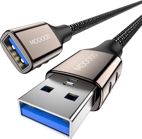 MOGOOD USB 3.0 Extension Cable USB Cord USB A Male to Female Extension ...