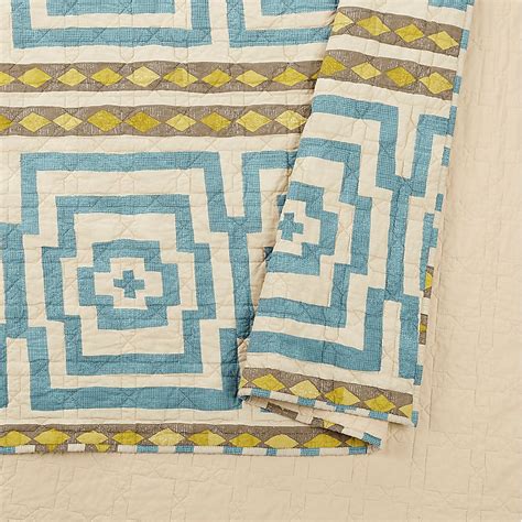 Imlay Blue Cotton Fabric King Quilt Set | Rooms to Go