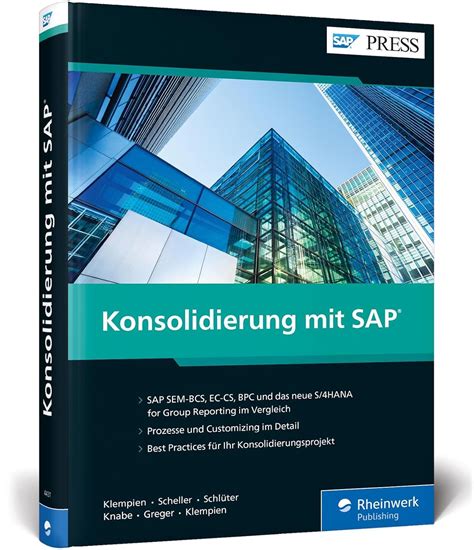 Amazon.in: Buy Konsolidierung mit SAP: Erfolgreiche Konzernabschlüsse ...