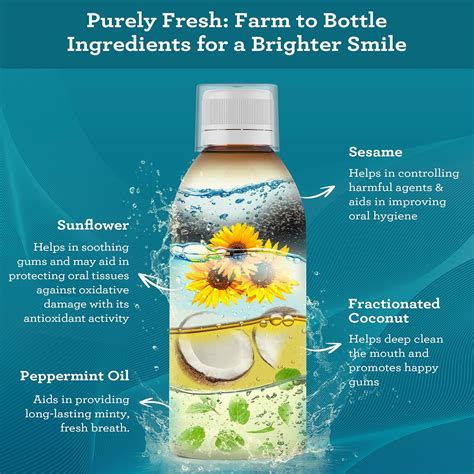 GuruNanda Natural Oil Pulling Mouthwash for Healthy India | Ubuy