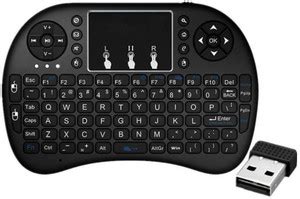 SPRING JUMP 2.4GHz Mini Wireless Keyboard with Touchpad Mouse Wireless ...