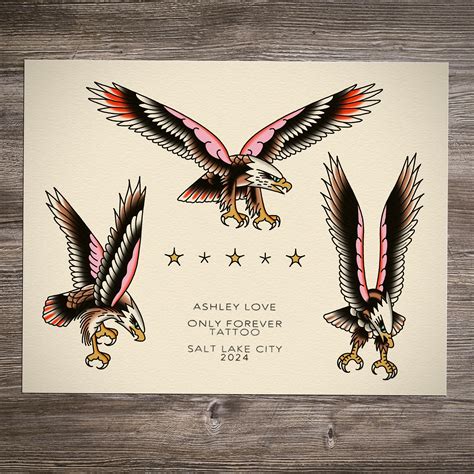 Traditional American Tattoo Eagle