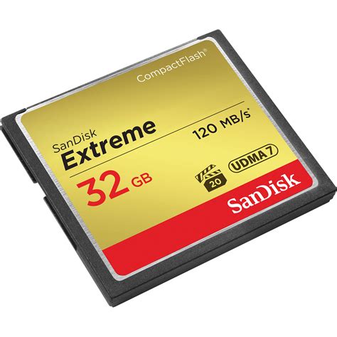 SanDisk 32GB Extreme CompactFlash Memory Card SDCFXS-032G-A46