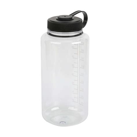 Ozark Trail 32 oz Tritan Plastic, Wide Mouth Water Bottle, Clear ...