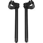 Vinayakart Universal 41mm CNC Fork Clip-ons Handle Grip Handlebar for ...