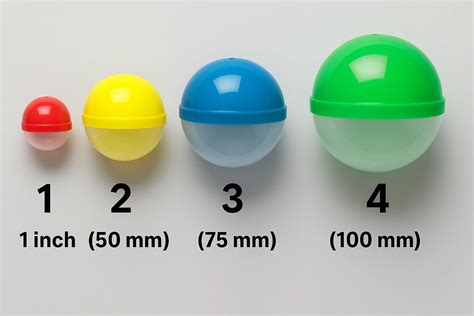 Vending Machine Size Guide – Gumball and Capsule Chart