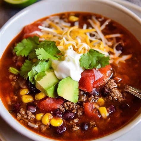 Healthy Taco Soup Recipe