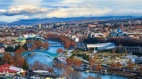 Download wallpaper 1366x768 city, buildings, bridge, architecture, sky ...