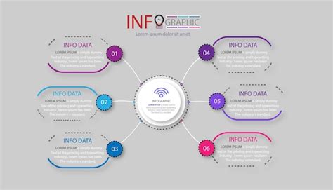 Professional process infographic template | Premium Vector