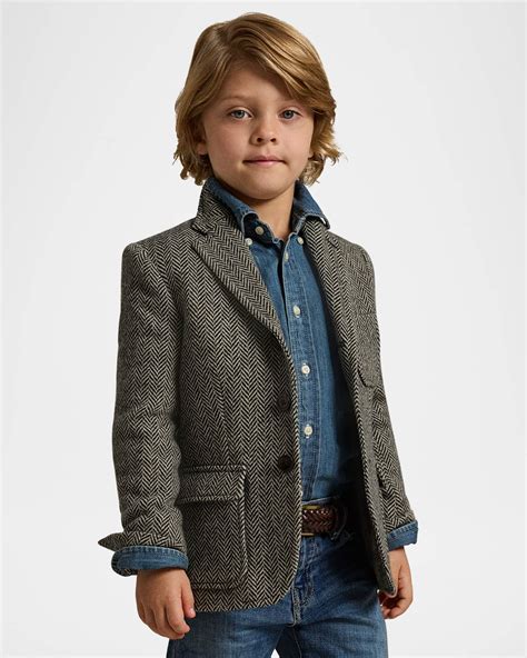 Polo Ralph Lauren Boy's Herringbone Tailored Sport Coat, Size 2-7 ...