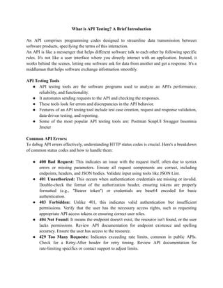 API Testing Introduction PDF 的图像结果