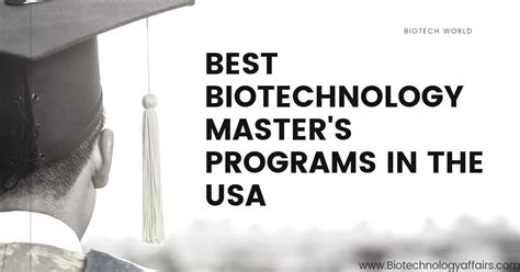 Image result for Biotechnology Masters Programs