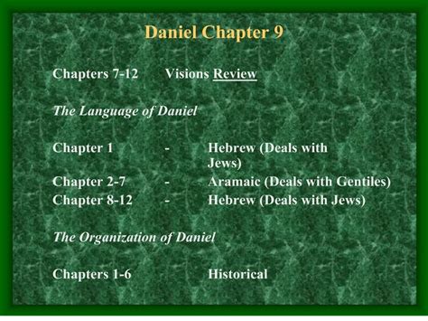 Image result for Daniel Chapter 9 Explained