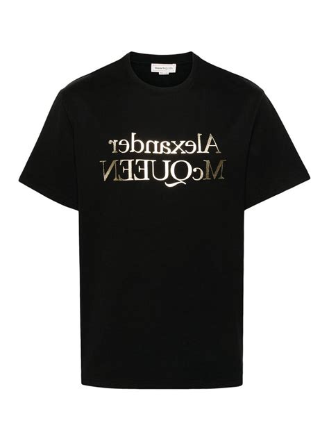 T-shirts Alexander Mcqueen - T-shirt with logo - 781977QTAA00566