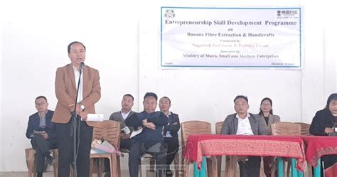 MLA DR. NEISATUO MERO INAUGURATES SKILL DEVELOPMENT TRAINING FOR BANANA ...