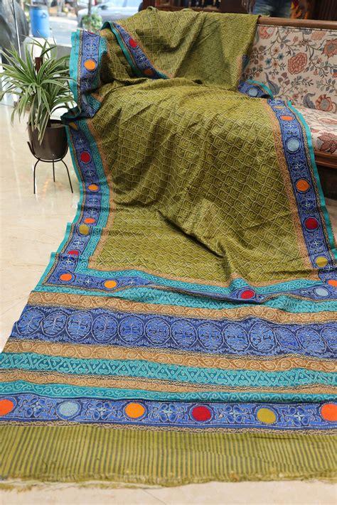 Tussar Print with Lambani | Utsav Collections