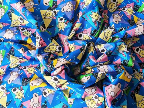 Buy Nickelodeon Rocko's Modern Life Cartoon Characters Geo Print 44 ...