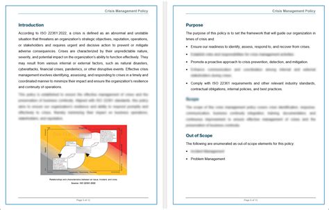 COBIT Crisis Management Policy Template – ITSM Docs - ITSM Documents ...