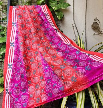 Dupattas - Kantha Silk – VIVARANG