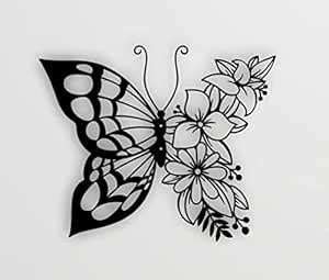 ATIVAN DECOR Wall Decor Butterfly Wall Art,Metal(30x36cm) Wall Decor ...