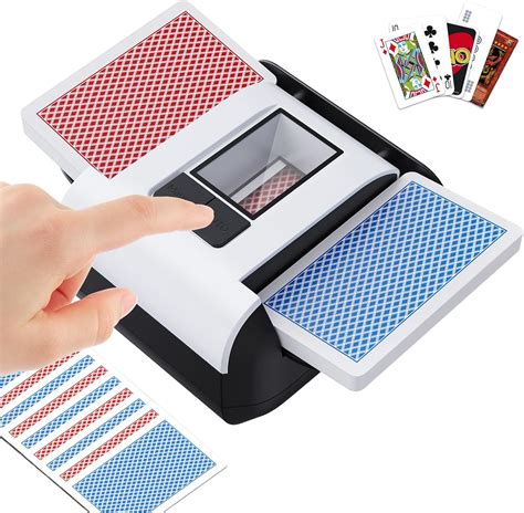 Amazon.com: KPAW Automatic Card Shuffler - One-Press AUTO & Manual Mode ...