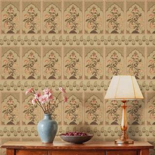 Dareecha Indian Design Wallpaper Roll In Sepia Color | Life n Colors