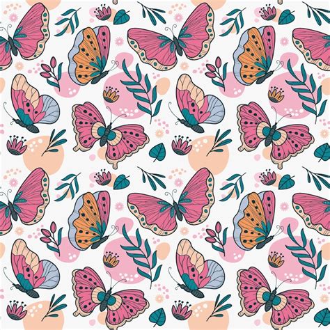 Butterfly floral pattern Images - Free Download on Freepik