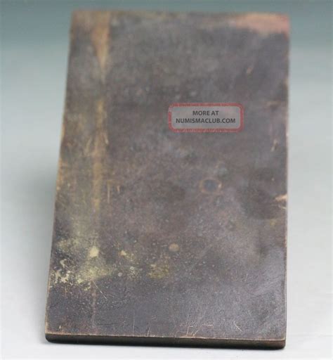 Retro - China Paper Currency Bronze Printing Plates, Manufacturing ...