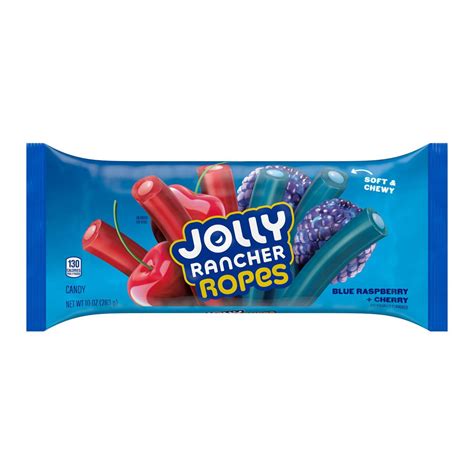 Jolly Rancher Blue Raspberry & Cherry Ropes - 10 oz (Packaging May Vary ...