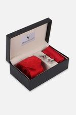 Buy Men Red Party Tie Pocket Square And Cufflink Online - 39626344 ...