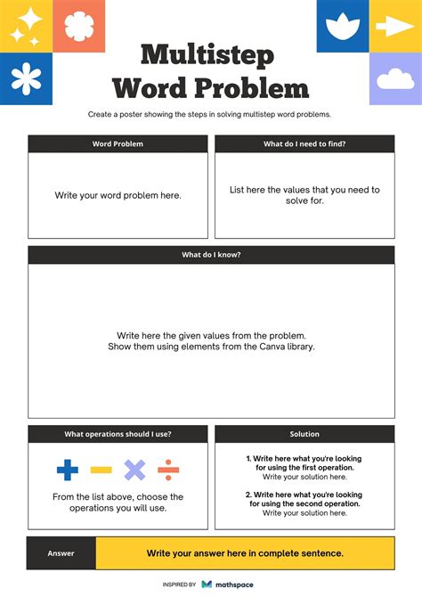 Solving Multistep Word Problems