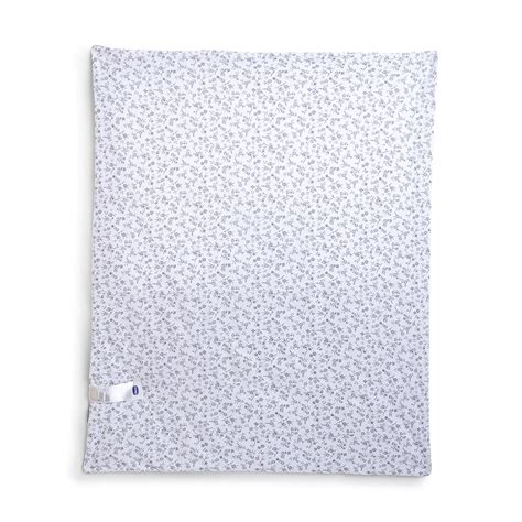 Chicco Girls White & Grey Pram Blanket White - Accessory – Chicco India