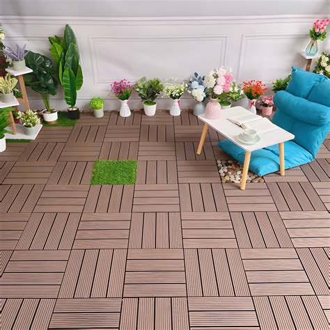 Square Hardwood Flooring Traditional Engineered Hardwood Deck Tile ...