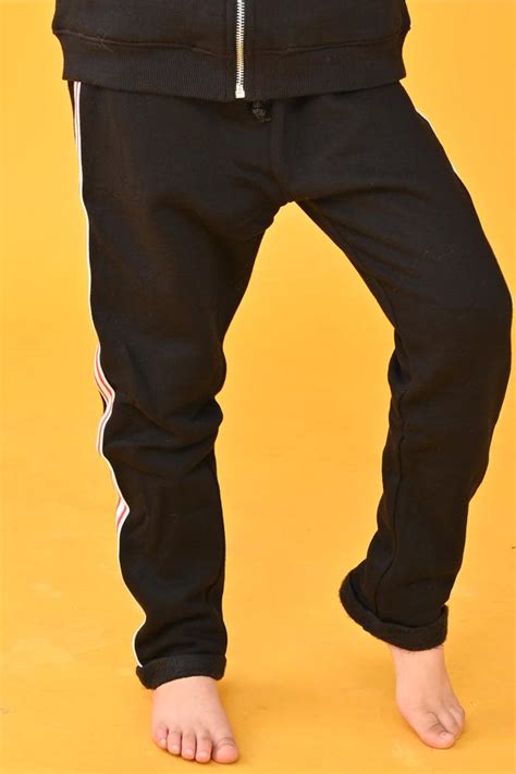 WARM BLACK TAPE GIRLS JOGGER (FLEECE) – Anthrilo