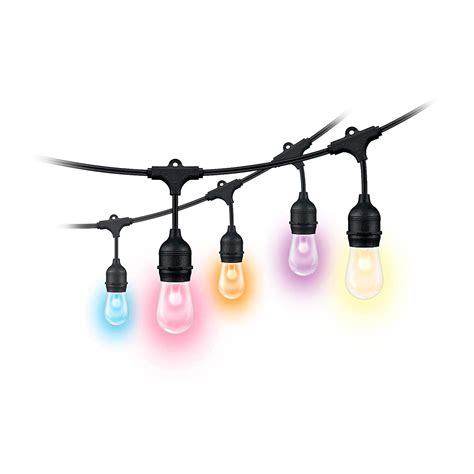 Buy Philips 48ft. WiZ Connected Outdoor WiFi Color String Lights ...