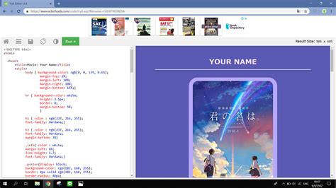 Image result for HTML and CSS Website Poster