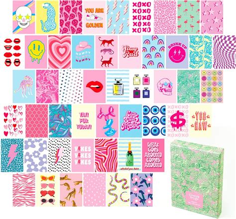 Cloncep Design Preppy Room Decor Collage Kit, 50 India | Ubuy