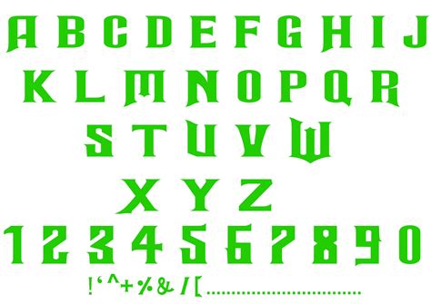 Instant Download 2 Wicked Musical Movie Font SVG and TTF - Wickend Full ...