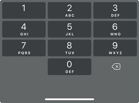 Smartphone dial keypad with numbers and letters. Interface keypad for ...