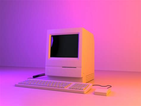 Image result for Retro PC 3D Model