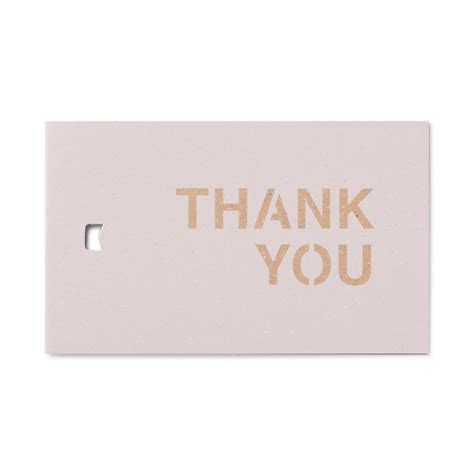 タグにもなるメッセージカード THANK YOU | 無印良品