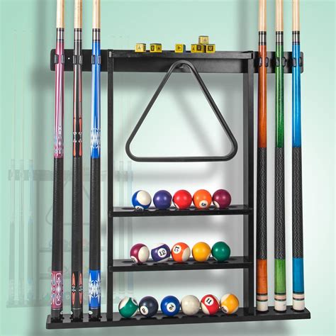 Lotmusic Billiard Cue Rack - Wall Mount or Floor Stand, Holds India | Ubuy